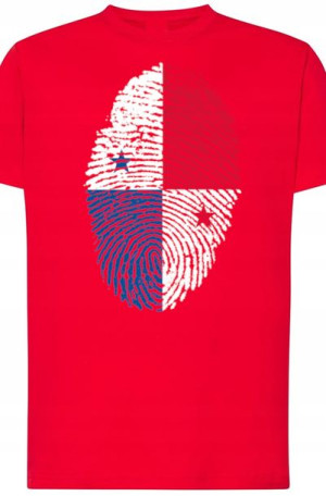 Panama Męski T-Shirt Modny Nadruk Rozm.XXL