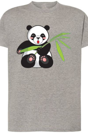 Panda Słodka Męski T-Shirt Nadruk Rozm.3XL