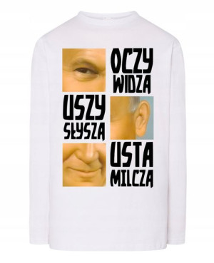 Papaj Papież 2137 Śmieszny Longsleeve r.3XL