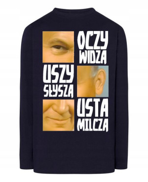Papaj Papież 2137 Śmieszny Longsleeve r.4XL
