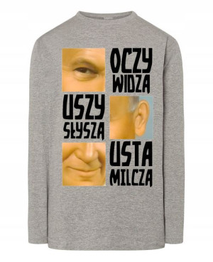 Papaj Papież 2137 Śmieszny Longsleeve r.5XL