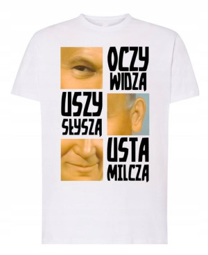 Papaj Papież 2137 Śmieszny T-Shirt Koszulka r.M