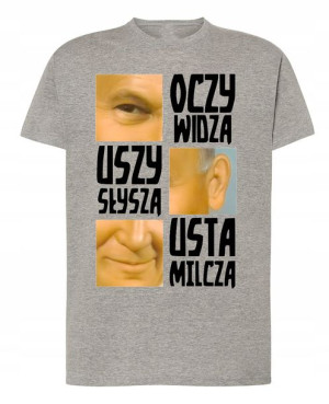 Papaj Papież 2137 Śmieszny T-Shirt Koszulka r.XS