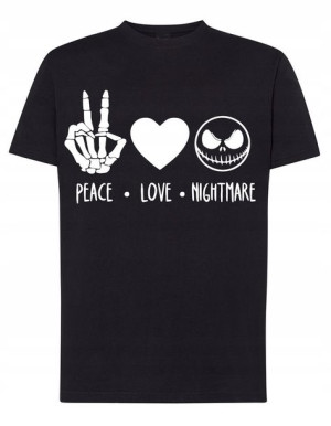 Peace Love Nightmare T-shirt MODNY Rozm.3XL