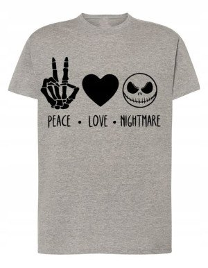 Peace Love Nightmare T-shirt MODNY Rozm.5XL