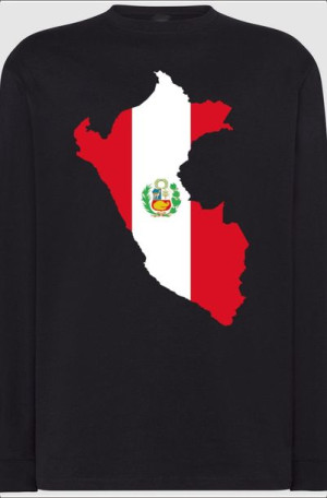 Peru Męska Bluza Longsleeve Nadruk Rozm.XS
