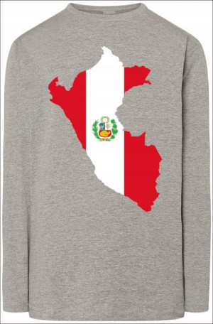 Peru Męska Bluza Longsleeve Nadruk Rozm.XS
