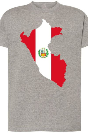Peru Męski Modny T-shirt Lato Nadruk Rozm.S
