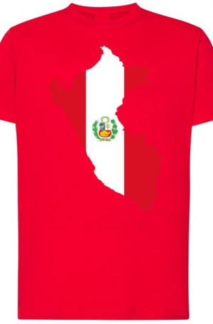Peru Męski Modny T-shirt Lato Nadruk Rozm.XL