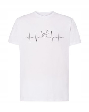 Pies Linia Życia T-shirt Prezent Nadruk R. Xl