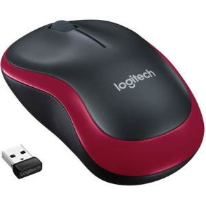 Bezprzewodowa mysz optyczna Logitech - M185 Red