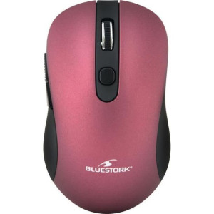 BLUESTORK Mysz bezprzewodowa - 2,4 Ghz - 6 przycisków - Metaliczna sliwka
