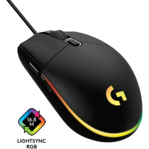 Logitech - Mysz do gier G203 LightSync RGB - Czarna