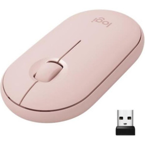 LOGITECH Mysz przewodowa M350 PEBBLE Rózowa