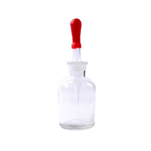 Kroplomierz szklany z pipetką i smoczkiem 60 ml