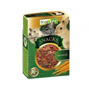 PRZYSMAKI DLA GRYZONI i królików - marchewka - NESTOR - 40g [OSMA]