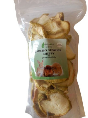 Jabłko suszone chipsy PRZYSMAK DLA GRYZONI - NATURALNE ZIÓŁKO - 100g
