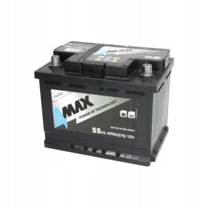 Akumulator 4MAX ECOLINE 55Ah 470A P+
