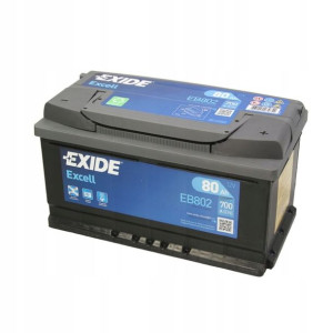 Akumulator EXIDE EXCELL 80Ah 700A P+