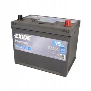 Akumulator EXIDE PREMIUM 75Ah 630A P+