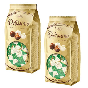 2x Vobro Delissimo Praliny Hazelnut & Almond 1kg