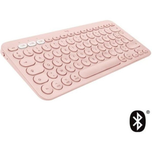 Klawiatura komputerowa — Bluetooth — Logitech — K380 Multi-Device — RÓZOWA