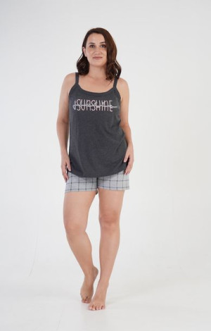 Piżama Damska Vienetta bawełna +Size 4XL plus size