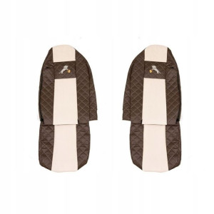 Pokrowce na siedzenia MAN TGX F-CORE FX06 BROWN/CH