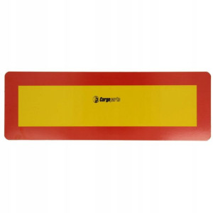 Tablica informacyjna do lawety 100x300 CARGOPARTS