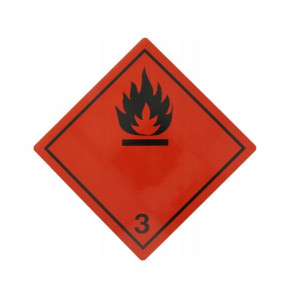 Tablica informacyjna, ADR Nr 3 CARGOPARTS CARGO-T0