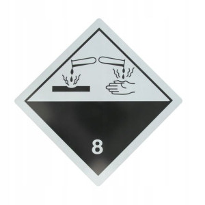 Tablica informacyjna, ADR Nr 8 CARGOPARTS CARGO-T0
