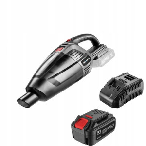 Odkurzacz Aku 2w1 + Aku 4 Ah + Ładowarka Graphite