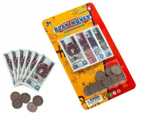 Pieniądze Zabawka Edukacyjna Nauka Bilon Banknoty