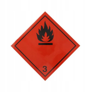 Nalepka ADR Nr 3 CARGOPARTS CARGO-T081