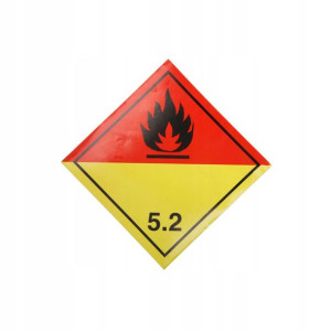 Nalepka Adr Nr 5,2 Cargoparts Cargo-t086