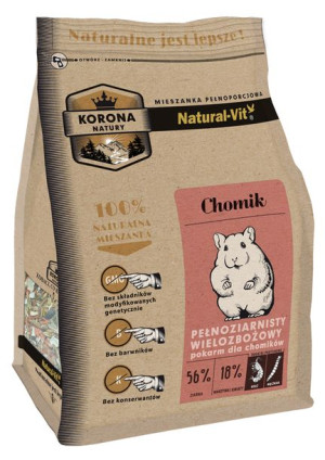 KARMA DLA CHOMIKA Mieszanka - KORONA NATURY - Chomik 750g