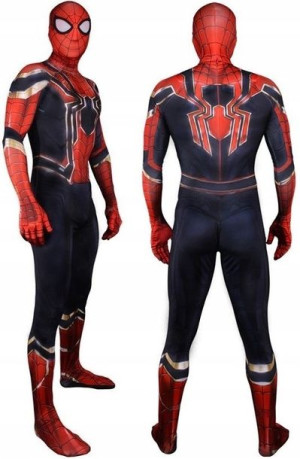 Strój Przebranie Iron Spider Pająk Cosplay 164/170