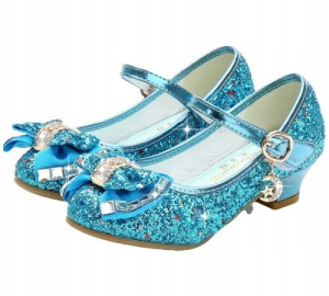 Błyszczące Pantofelki Balerinki Buciki Buty 19,2cm