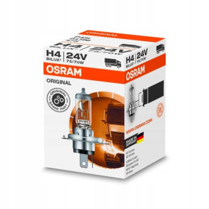 Żarówka OSRAM H4 24V 75/70W P43T-38 Standard OSR64