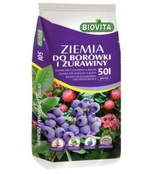 Ziemia Podłoże Do Borówki I Żurawiny 50L Biovita