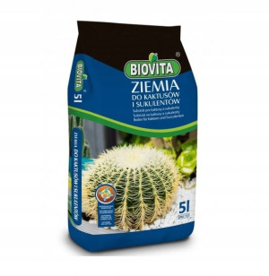 Ziemia Podłoże do kaktusów i sukulentów BIOVITA 5l