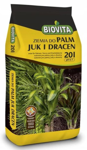 Ziemia Podłoże Do Palm Juki Dracen Biovita 20l