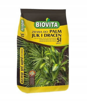 Ziemia Podłoże Do Palm Juki Dracen Biovita 5l