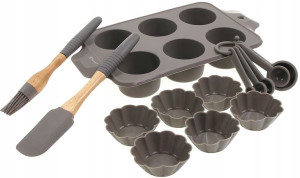 Silikonowy zestaw do pieczenia Muffinek Babeczek