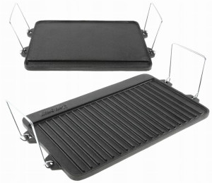 Płyta ŻELIWNA GRILL RUSZT 25x40 Patelnia Grillowa