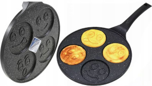 Patelnia smażenia jajek pancakes Placków Buźki
