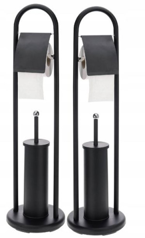 Chromowany Stojak Łazienkowy Szczotka Wc 3016bl