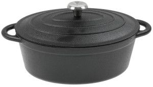 BRYTFANNA 4,7 L Ciężka ŻELIWNA Głęboka GARNEK 29cm