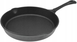 PATELNIA Żeliwna 25 cm Ciężka Głęboka INDUKCJA GAZ