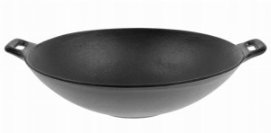 WOK Żeliwny PATELNIA 31 cm Indukcja Gaz ODLEW 1109